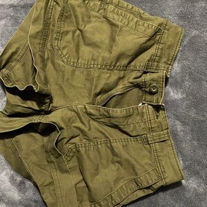 Olive Green Women's Shorts